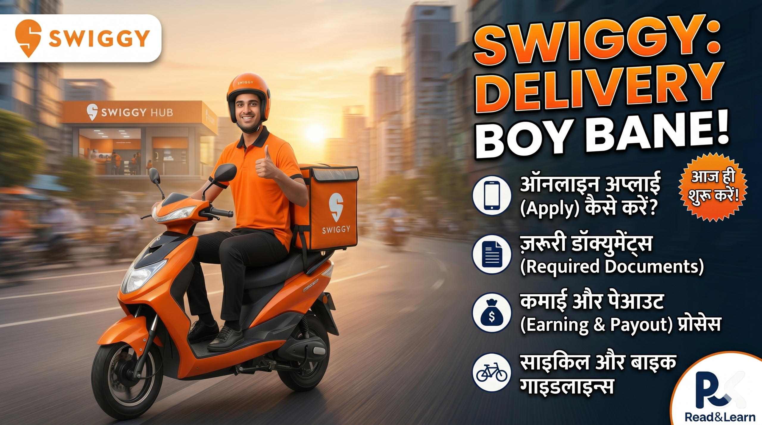 Swiggy delivery boy kaise bane