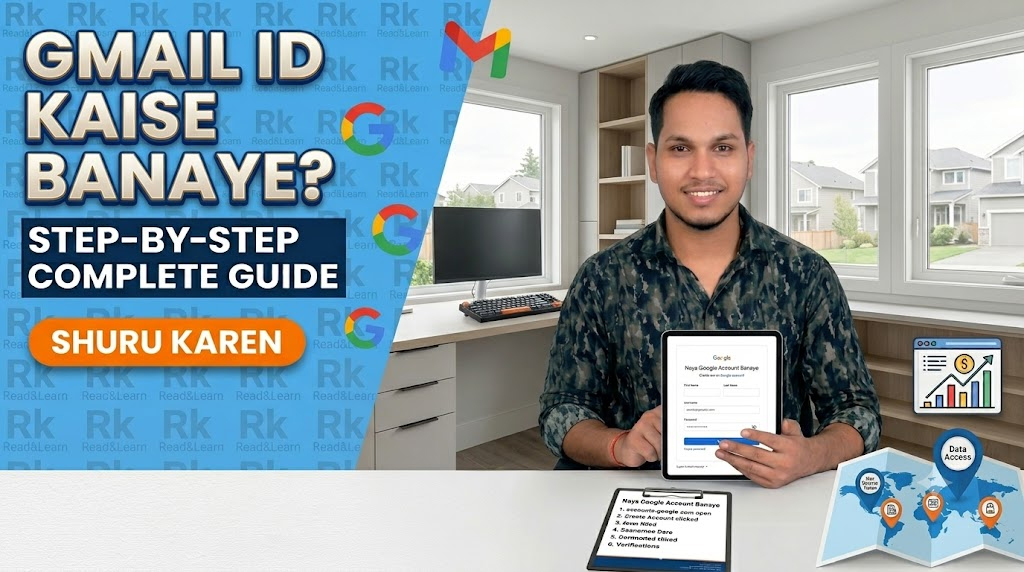 read and learn Gmail id kaise banaye